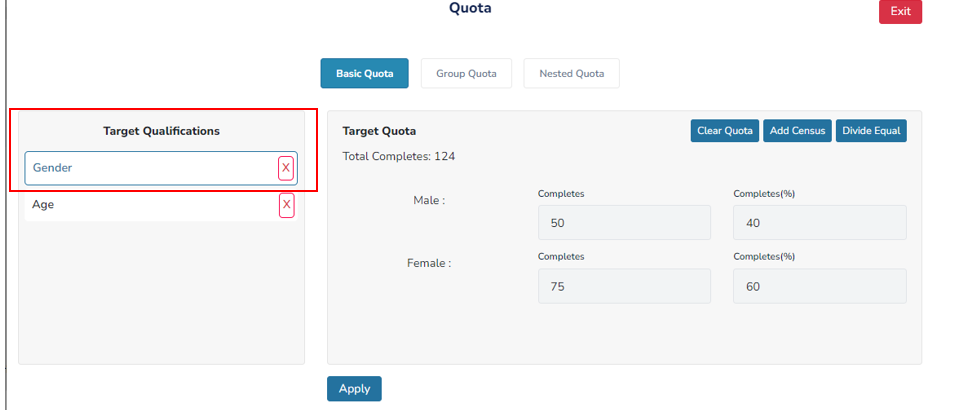 Quota Update Basic Quota